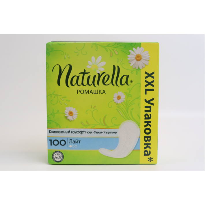 ЕЖЕДНЕВНЫЕ ПРОКЛАДКИ NATURELLA РОМАШКА ЛАЙТ 100ШТ