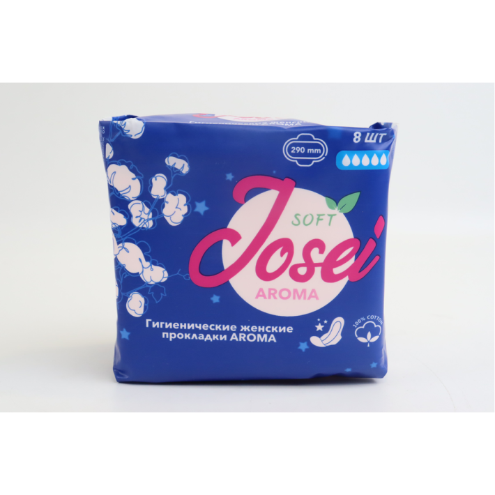 ПРОКЛАДКИ ГИГИЕНИЧЕСКИЕ JOSEI AROMA НОЧНЫЕ 290ММ 5КАПЕЛЬ