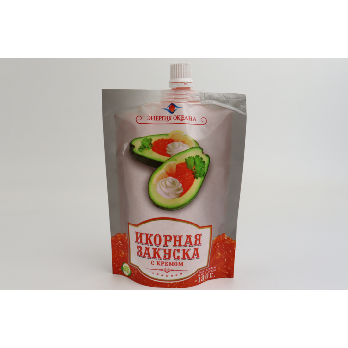 Икра альгиновая Энергия океана с кремом красная 180 г