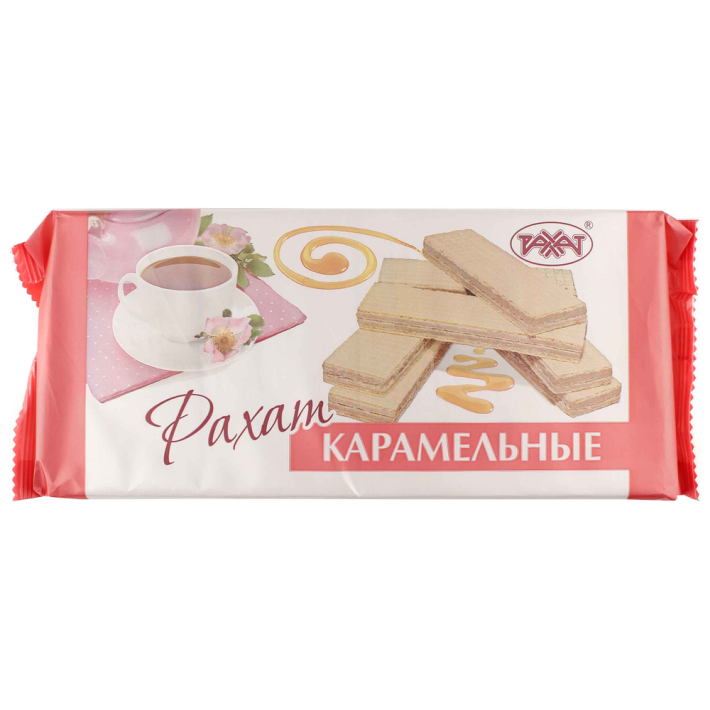 Вафли Рахат карамельные 400 г