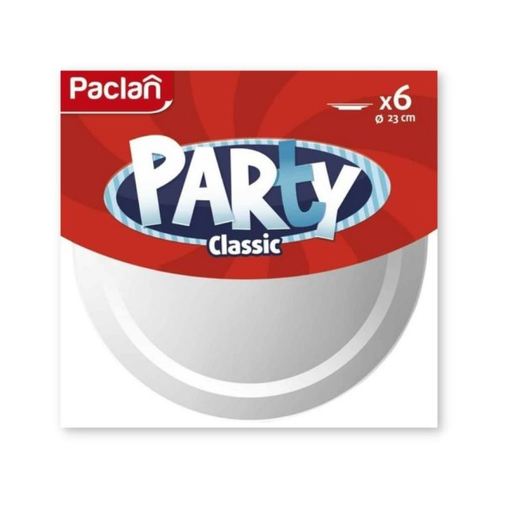 Тарелка Рaclan Рarty пластмассовая белые