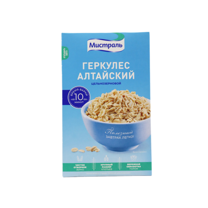 Хлопья Мистраль геркулес алтайский традиционный 400 г