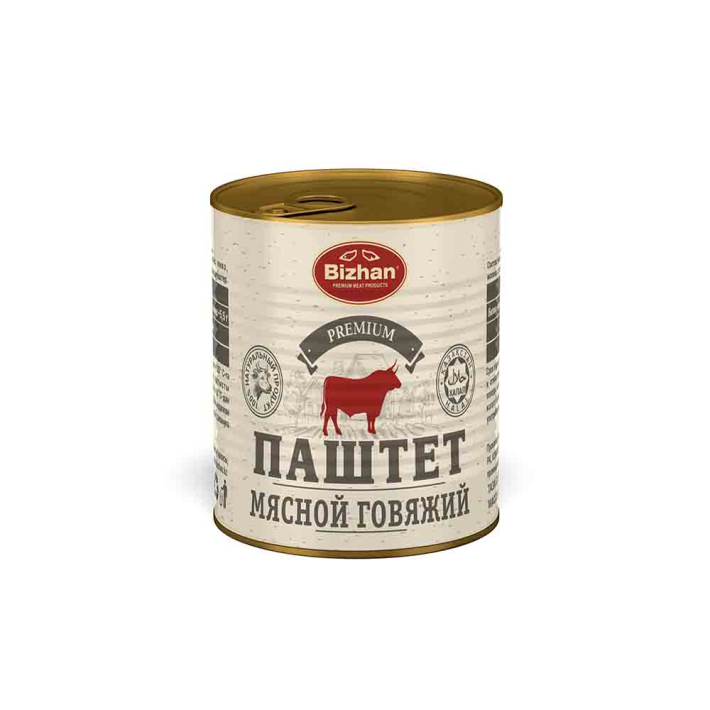 ПАШТЕТ БИЖАН МЯСНОЙ ИЗ ГОВЯДИНЫ 190ГР