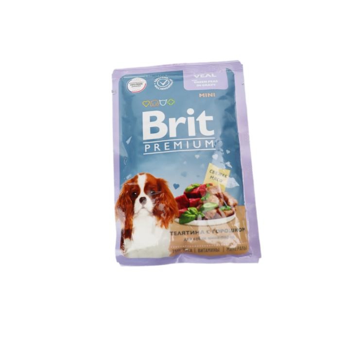 BRIT PREMIUM ПАУЧ ДВЗР СОБ МИНИ ПОР ТЕЛ С ЗЕЛ ГОР В СОУ 85Г