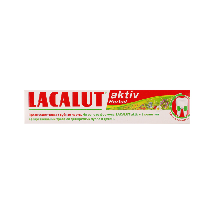 Паста зубная Lacalut aktiv herbal 75 мл