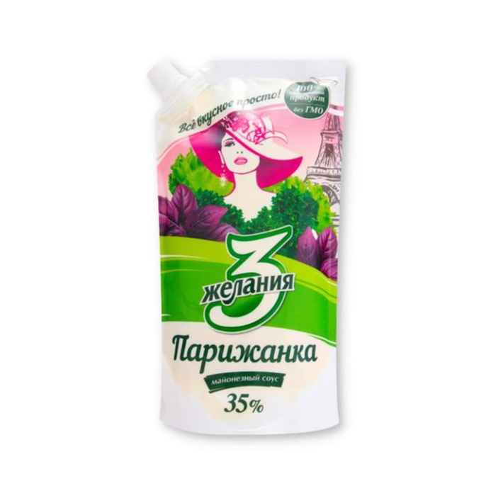Майонез 3 Желания Парижанка 35% 380 г