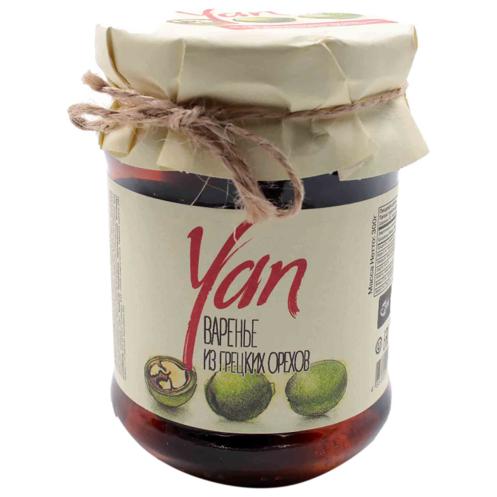 Варенье Yan из грецкого ореха 300 г