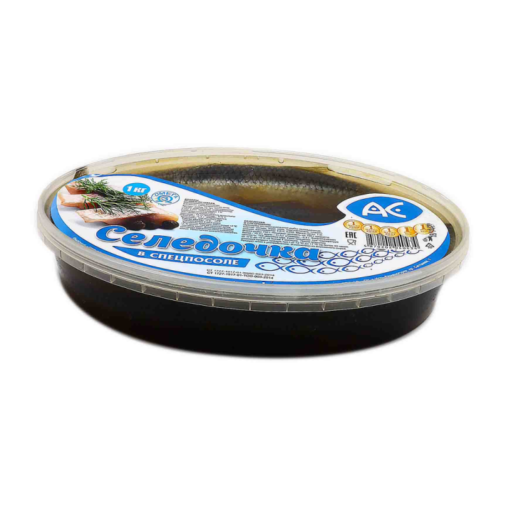 Сельдь Ас в специальном посоле пресервы 1 кг