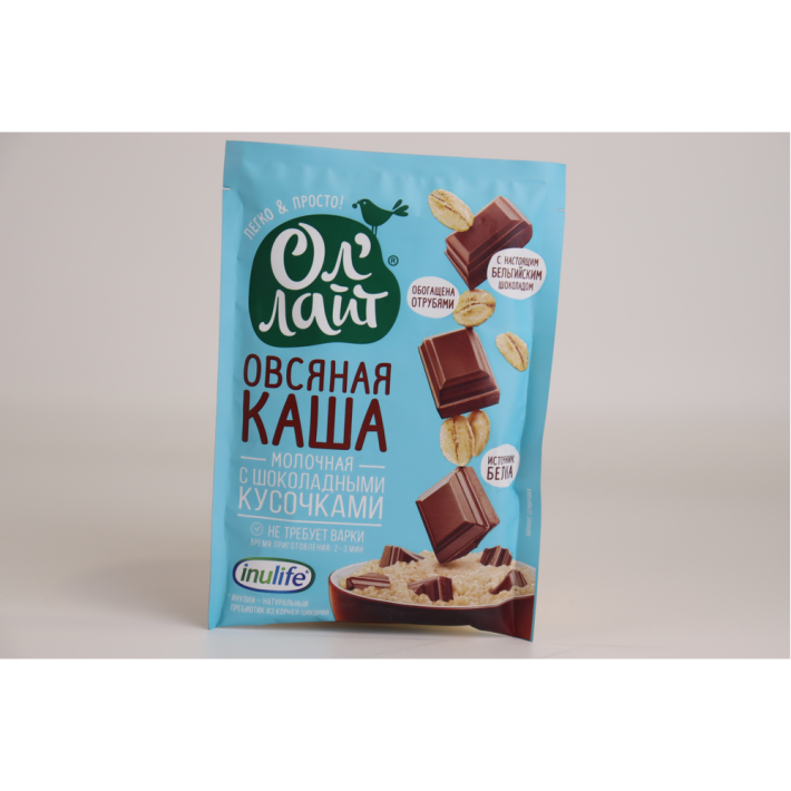 Каша Ол лайт овсянка с шоколадными кус 40 г