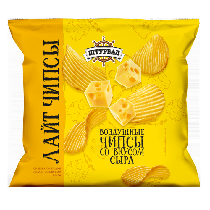 СНЕКИ CHIPS LITE ОВАЛ ВКУС СЫРА 20ГР
