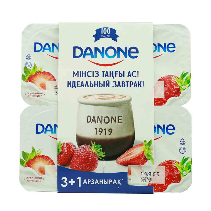 Йогурт Danone клубника 120 г