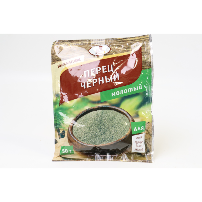 Перец Эстетика Вкуса черный молотыйотый natural 50 г