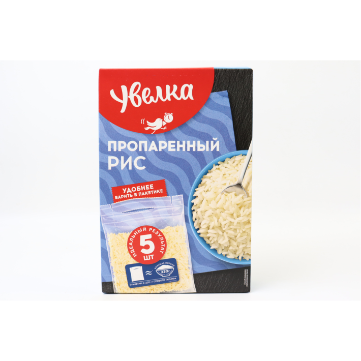 Рис Увелка длиннозерн пропар 5 80 г