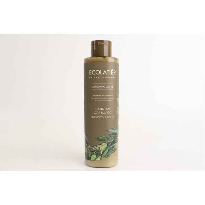 VEGAN БАЛЬЗАМ ECL GREEN Д/ВОЛОС МЯГКОСТЬ&БЛЕСК ORGANIC OLIVE 250МЛ