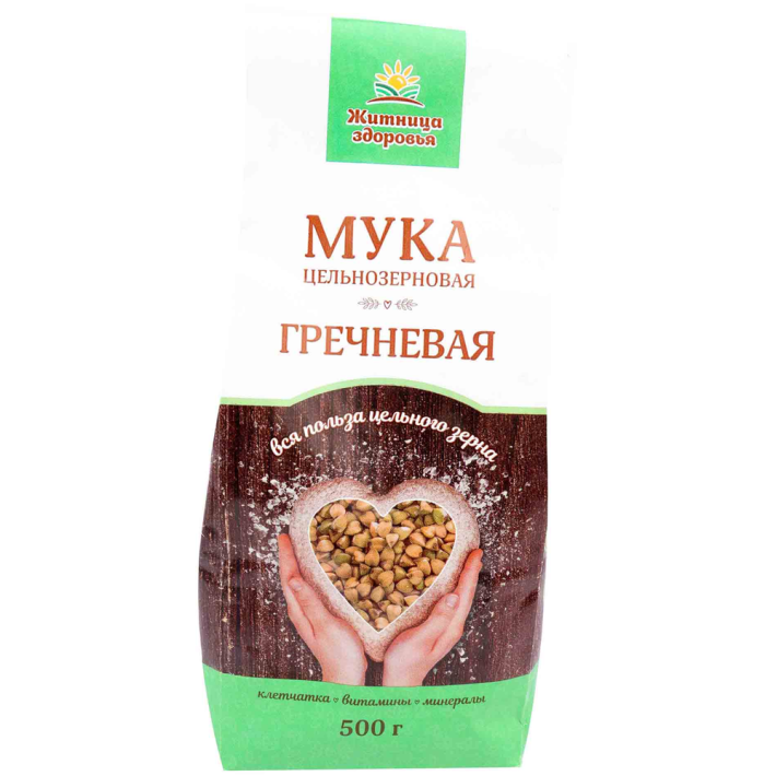 Мука Житница Здоровья гречневая цельнозерновая 500 г