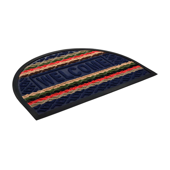 Коврик Vortex придверный Comfort welcome полукруглый синий 40*60 см