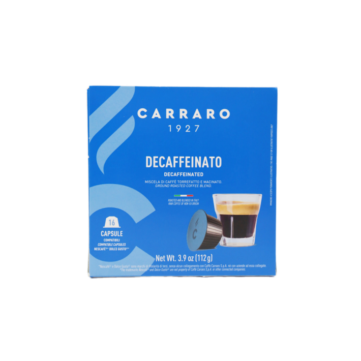 КОФЕ В КАПСУЛАХ CARRARO DECAFFEINATO ДЛЯ DOLCE GUSTO 190ГР