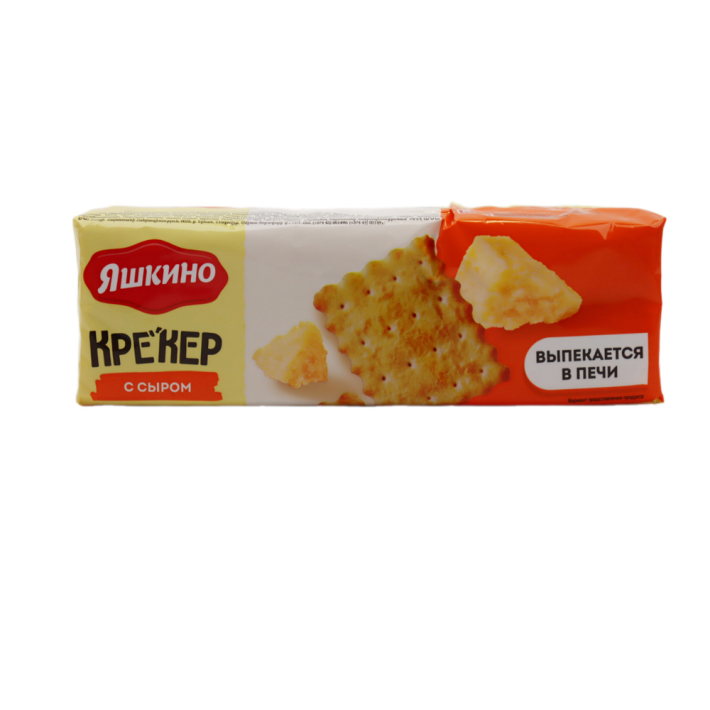 ПЕЧЕНЬЕ КРЕКЕР ЯШКИНО С СЫРОМ 135ГР