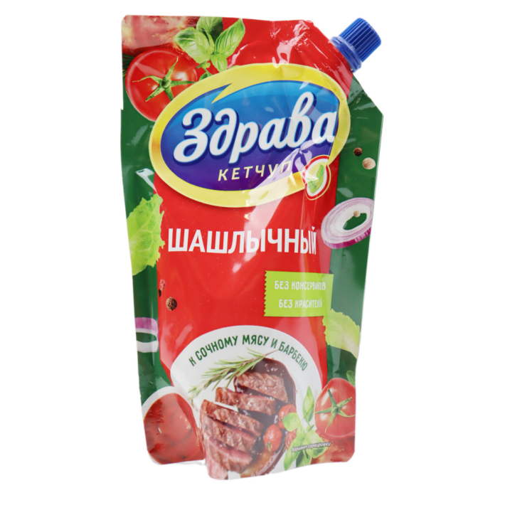КЕТЧУП ЗДРАВА ШАШЛЫЧНЫЙ 350ГР