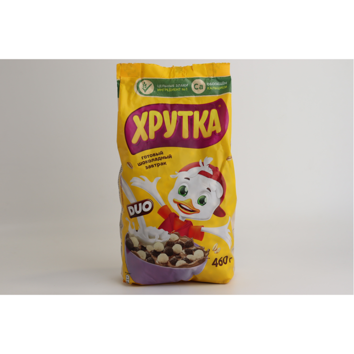 СУХИЕ ЗАВТРАКИ ХРУТКА DUO ШОКОЛАДНЫЙ 460ГР