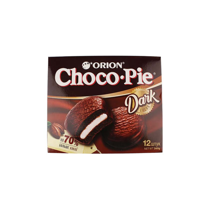Пирожное Orion choco-pie dark 360 г
