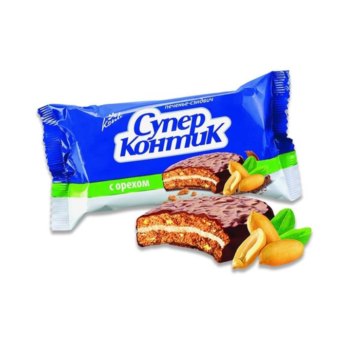 Печенье супер-Контик с орехом 100 г