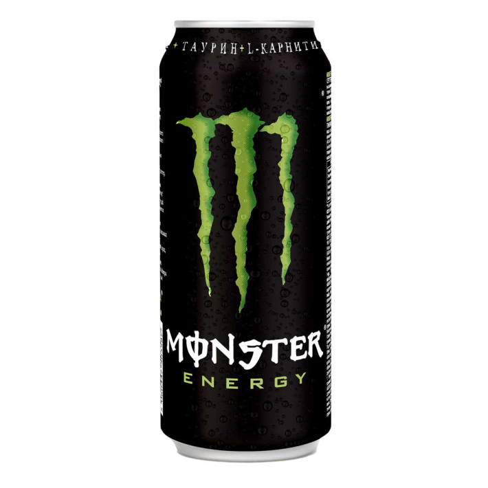 НАПИТОК ЭНЕРГЕТИЧЕСКИЙ MONSTER GREEN 500МЛ