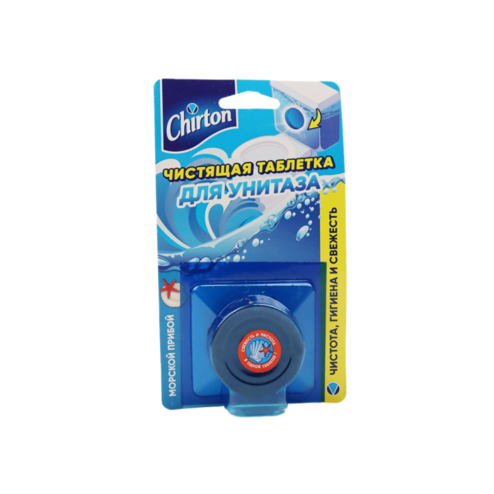 ЧИСТЯЩАЯ ТАБЛЕТКА Д/УНИТАЗА CHIRTON МОРСКОЙ ПРИБОЙ 1Х50ГР