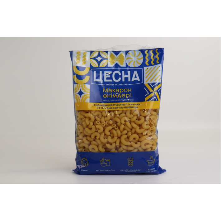 Макароны цесна - рожки №6 рифл 400 г