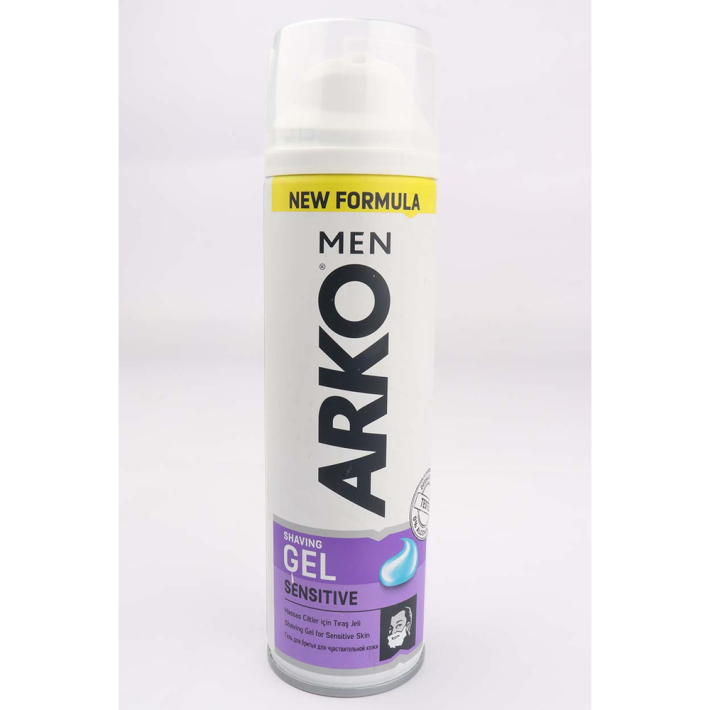 Гель для бритья arko men чёрный 200мл