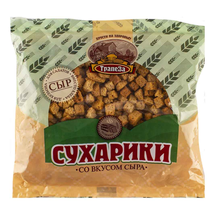Сухари Трапеза салатные сыра 150 г