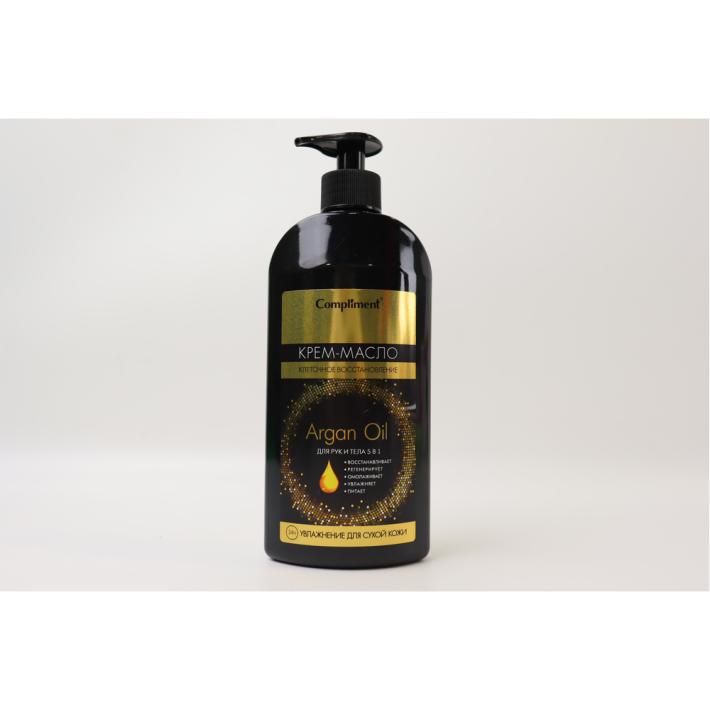 Крем масло для рук и тела Compliment argan oil 5в1 400 мл