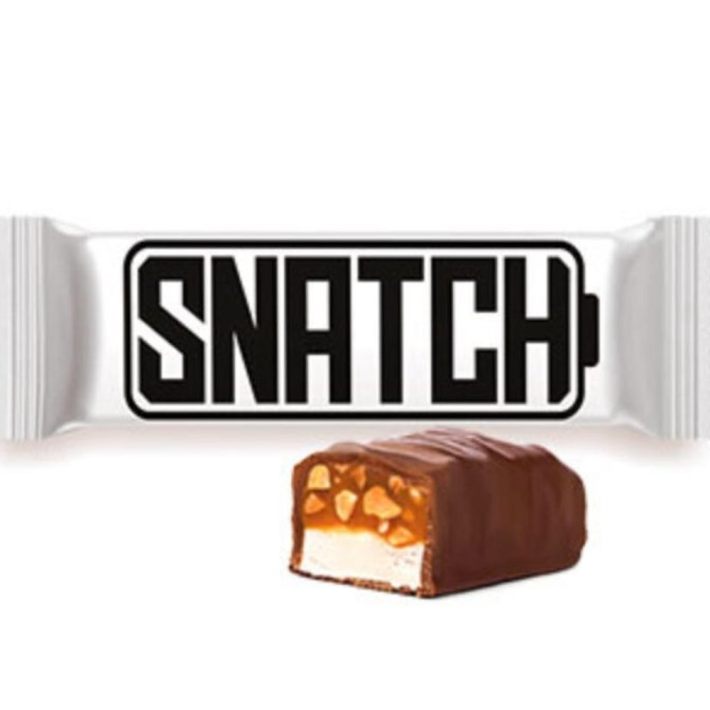 БАТОНЧИК SNATCH ГЛАЗИРОВАННЫЙ С МОЛ ШОК ФЛОУПАК 45ГР