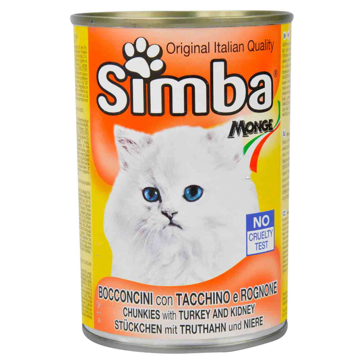 Лакомства Simba кусочки для кошек Индейка 415 г