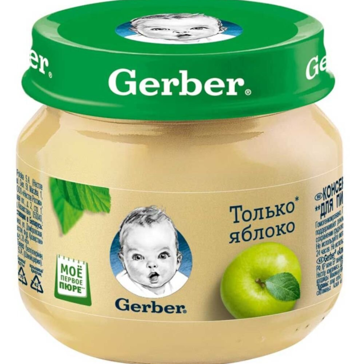 Пюре Gerber Яблоко, 80 г