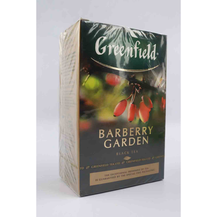 ЧАЙ GREENFIELS BARBERRY GARDEN BLACK TEA 100ГР