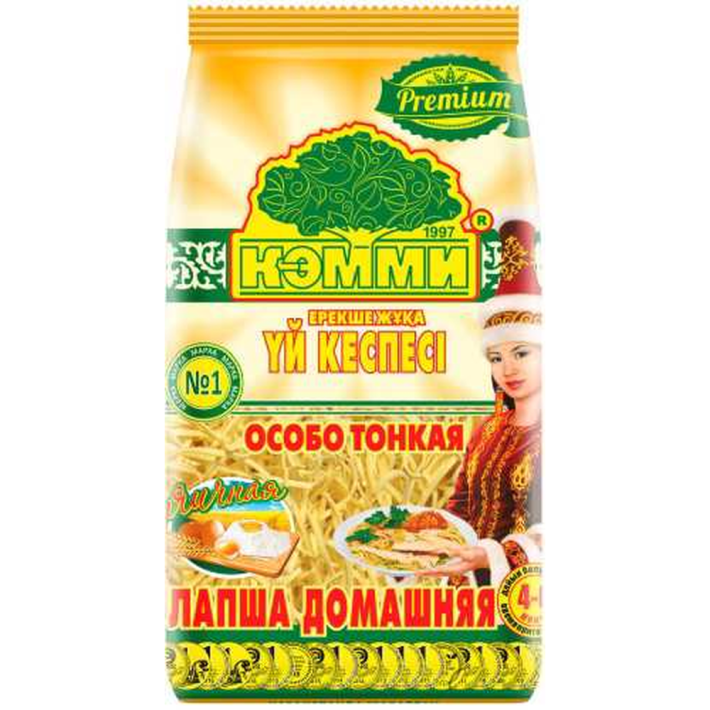ЛАПША ДОМАШНЯЯ (ОСОБО ТОНКАЯ) PREMIUM ЯИЧНАЯ 200ГР