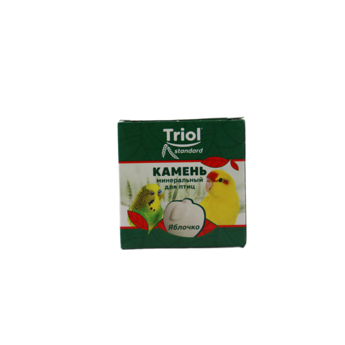 КАМЕНЬ МИНЕРАЛЬНЫЙ ДЛЯ ПТИЦ ЯБЛОЧКО 30Г TRIOL STANDARD