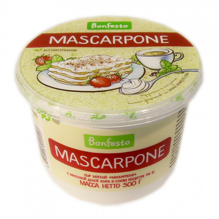 Сыр Bonfesto маскарпоне 78% 500 г
