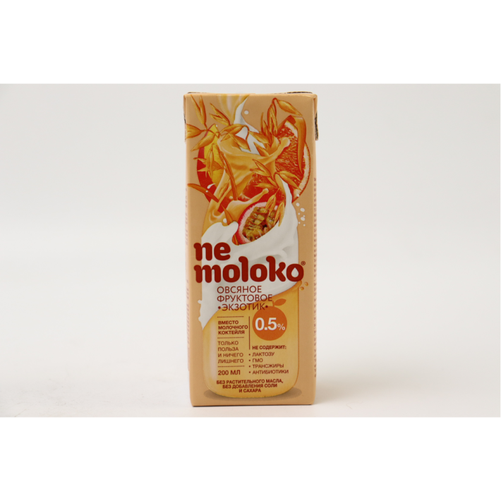 НАПИТОК ОВСЯНЫЙ NEMOLOKO ФРУКТОВЫЙ ЭКЗОТИК 0,2Л