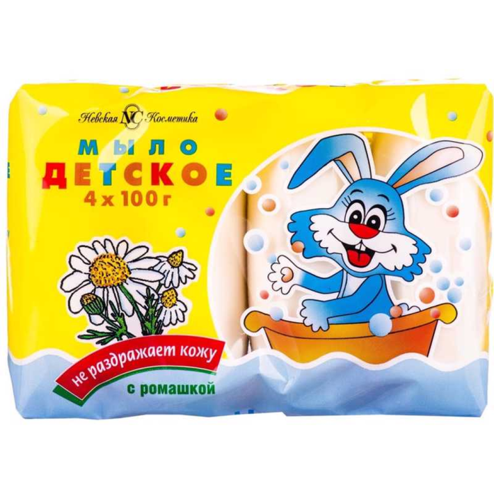 Детское мыло Невская Косметика с Ромашкой 100 г