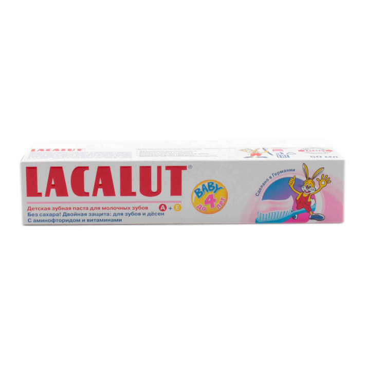 Зубная паста Lacalut baby для детей до 4-х лет, 50 мл