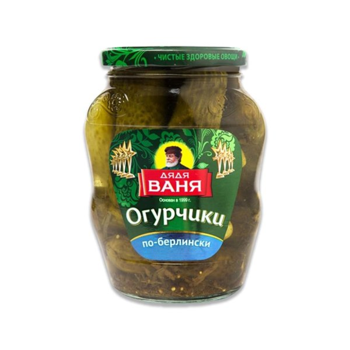 Огурцы Дядя Ваня Маринованные По-Берлински 720 мл