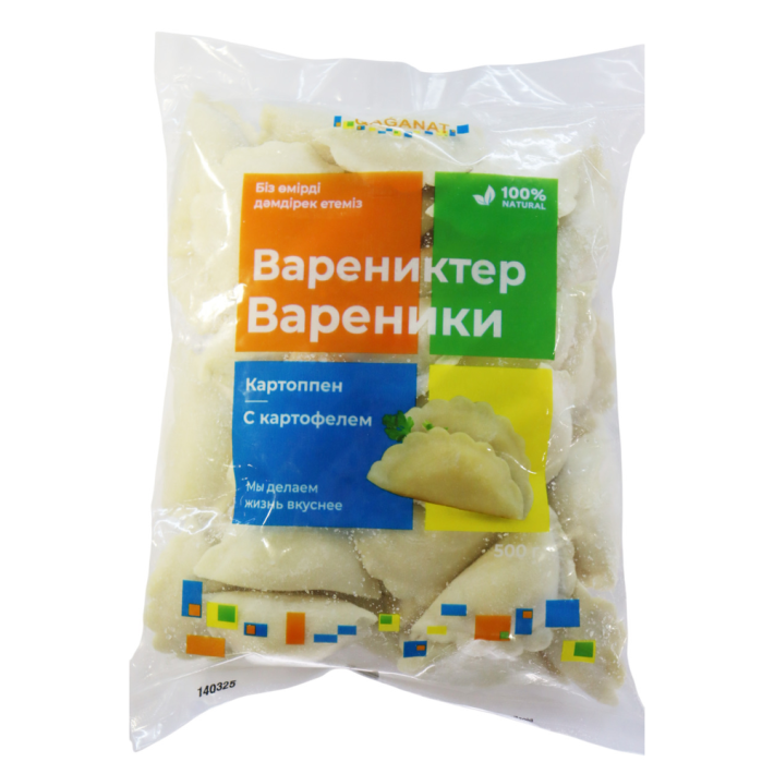 ВАРЕНИКИ QAGANAT С КАРТОФЕЛЕМ 500Г