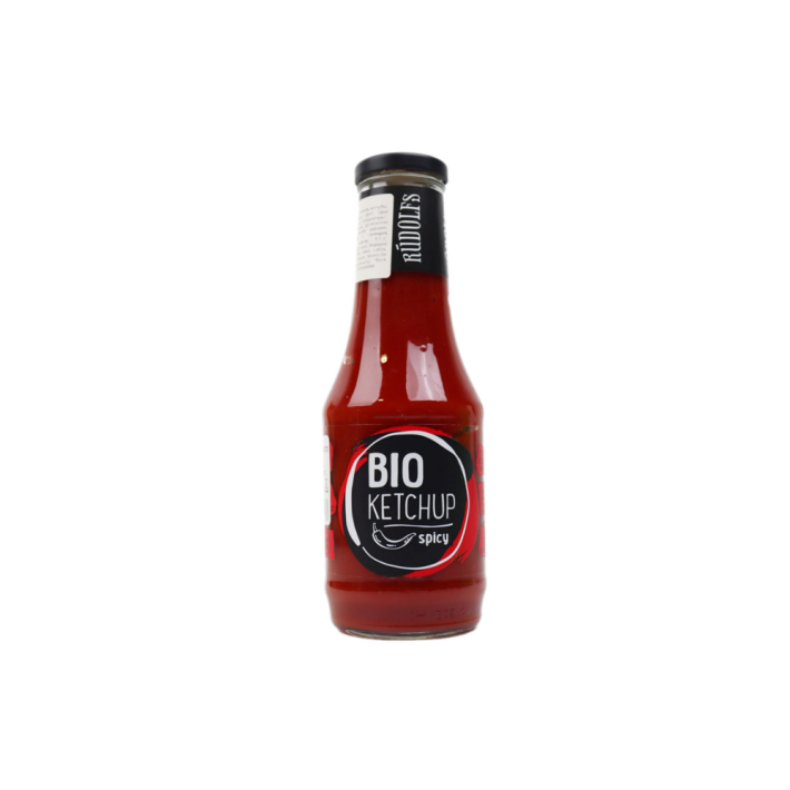 КЕТЧУП ORGANIC ТОМАТНЫЙ ОСТРЫЙ RUDOLFS 530ГР