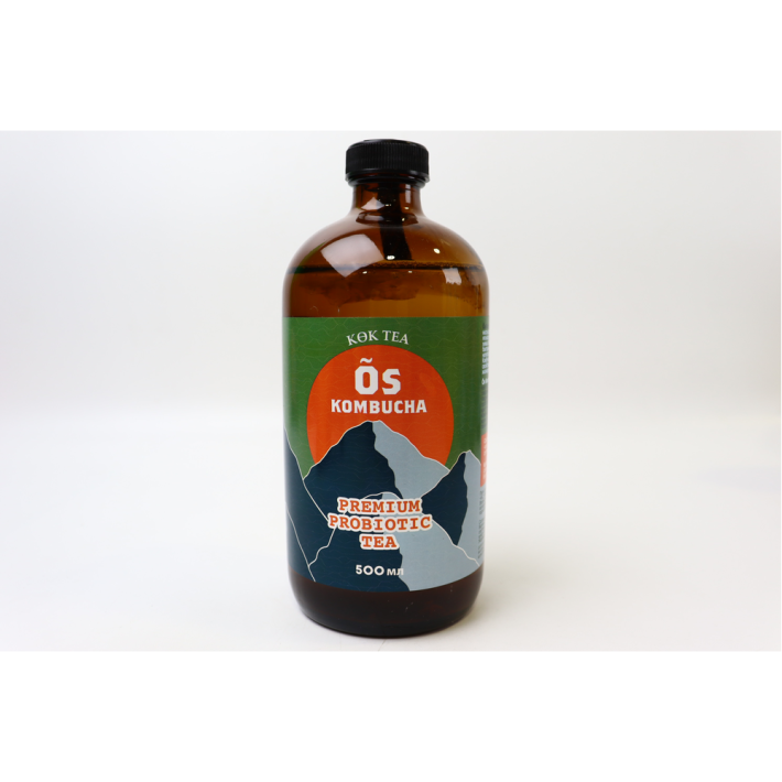 КОМБУЧА OS KOMBUCHA КӨК ТЕА 500МЛ СТ/Б
