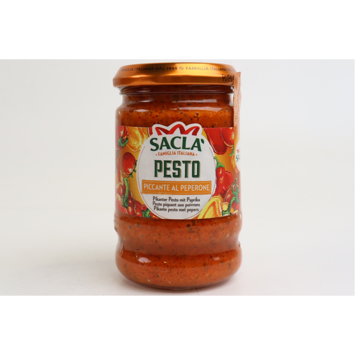 Соус Sacla pesto piccante al peperone 190 г