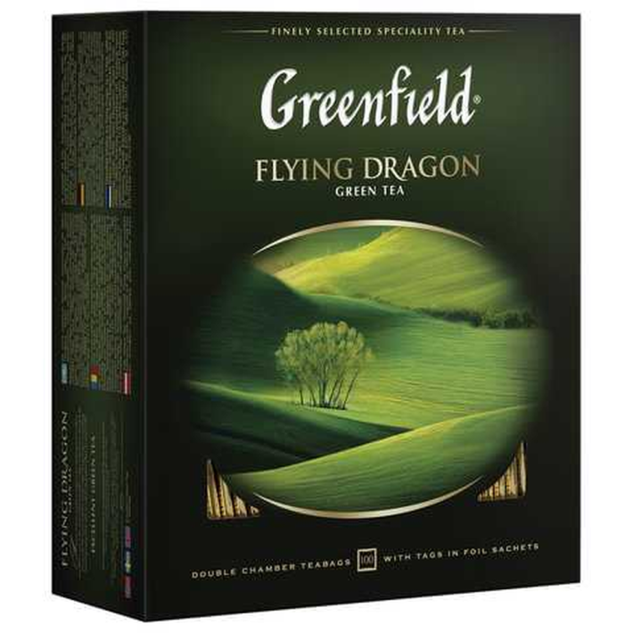 Чай Greenfield flying dragon green tea 100 г