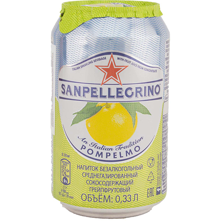 Напиток Sanpellegrino pompelmo 0,33 л