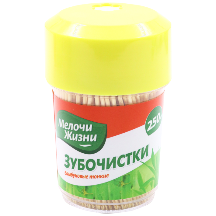 Зубочистки Мелочи Жизни бамбуковые 250 шт
